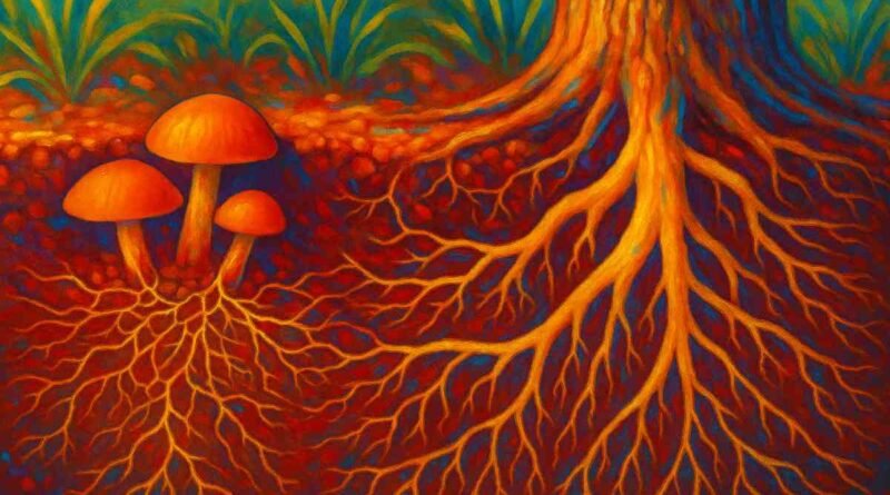 O papel vital dos fungos micorrízicos-Florestas Invisíveis “wood wide web”